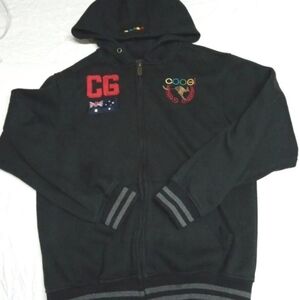 COOGI Hoodie 90s Y2k Mens 4XL australia Kangaroo Black
